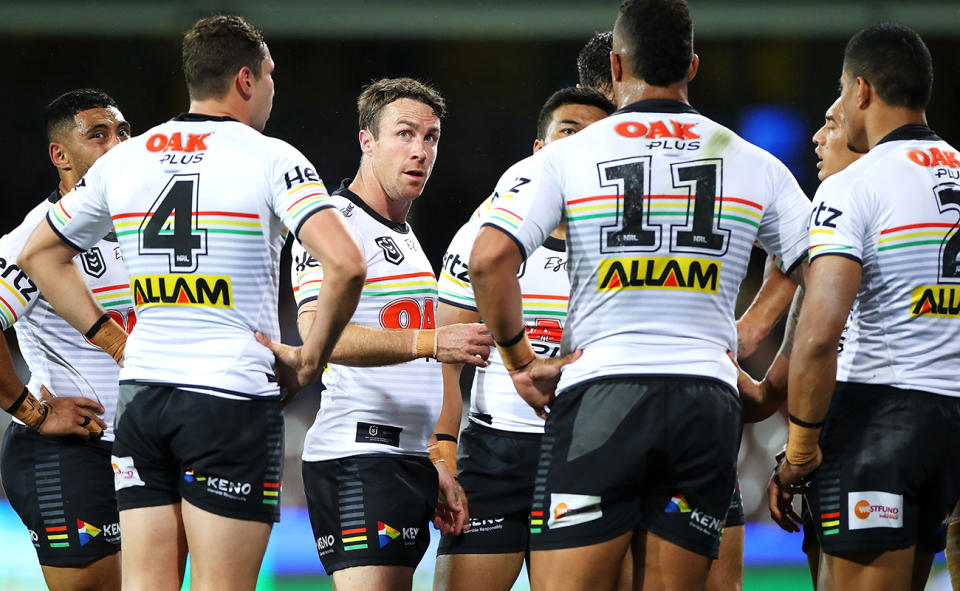 James Maloney, pictured here at the Penrith Panthers in 2019.