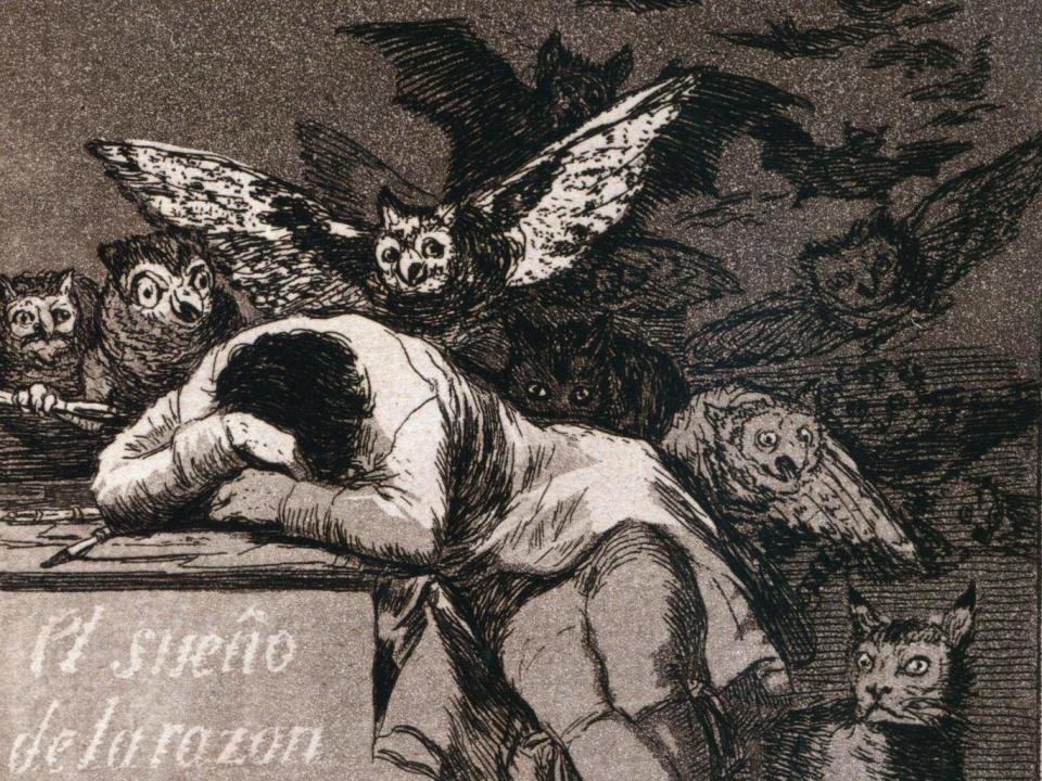 &#39;The Sleep of Reason Produces Monsters&#39; by Francisco Goya (The Art Archive/Rex/Shutterstock)