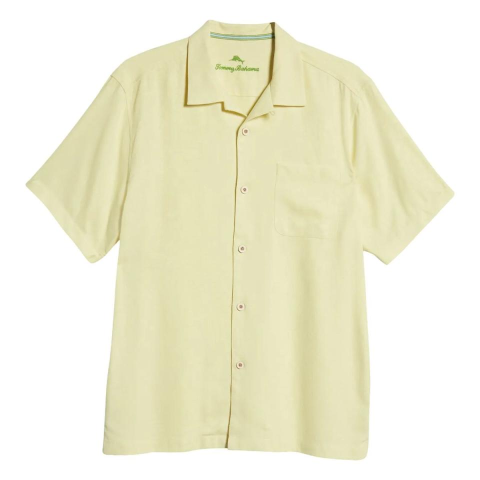 Tropic Isle Short Sleeve Silk Camp Shirt