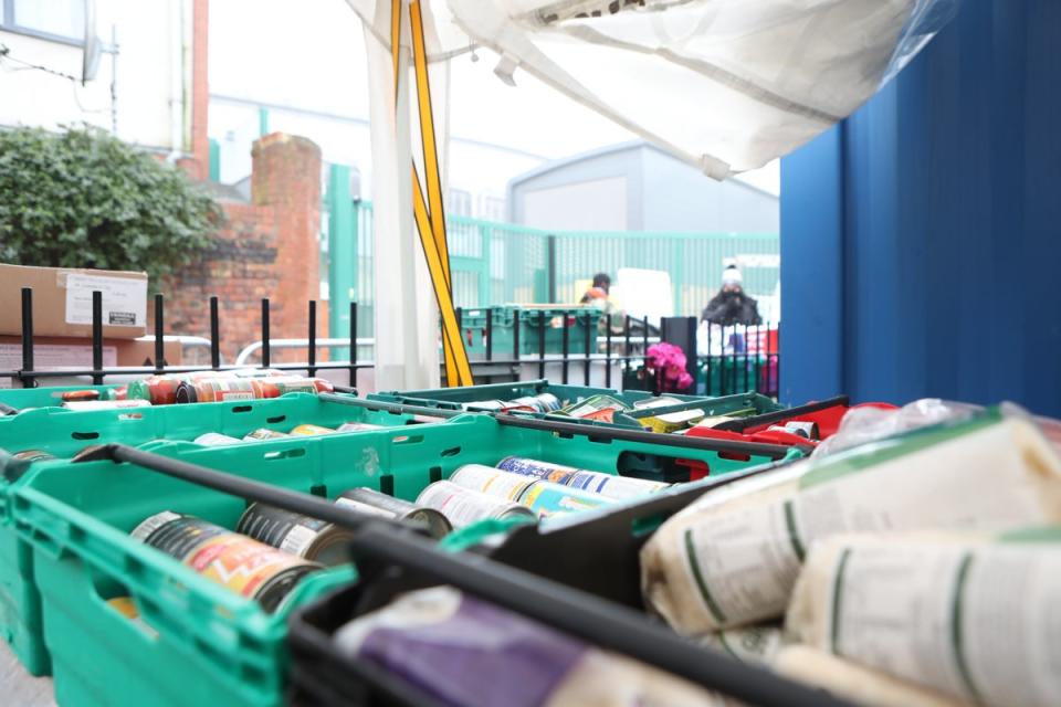 Food banks are already said to be working ‘flat out’ (Luciana Guerra/PA) (PA Archive)