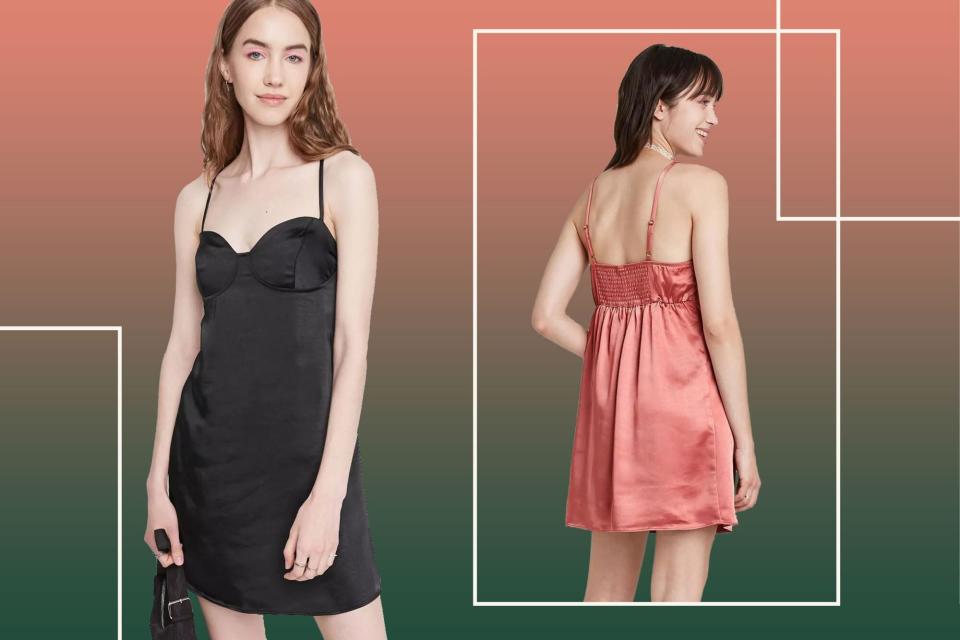 Viral Target Satin Dresses