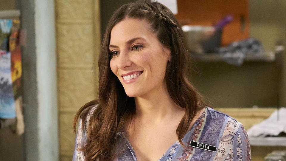 Sarah Levy as Twyla in Schitt's Creek