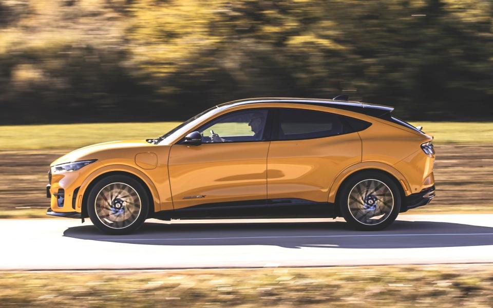 Ford counts on the Mach-E’s performance figures selling it to customers who’d otherwise choose premium brands