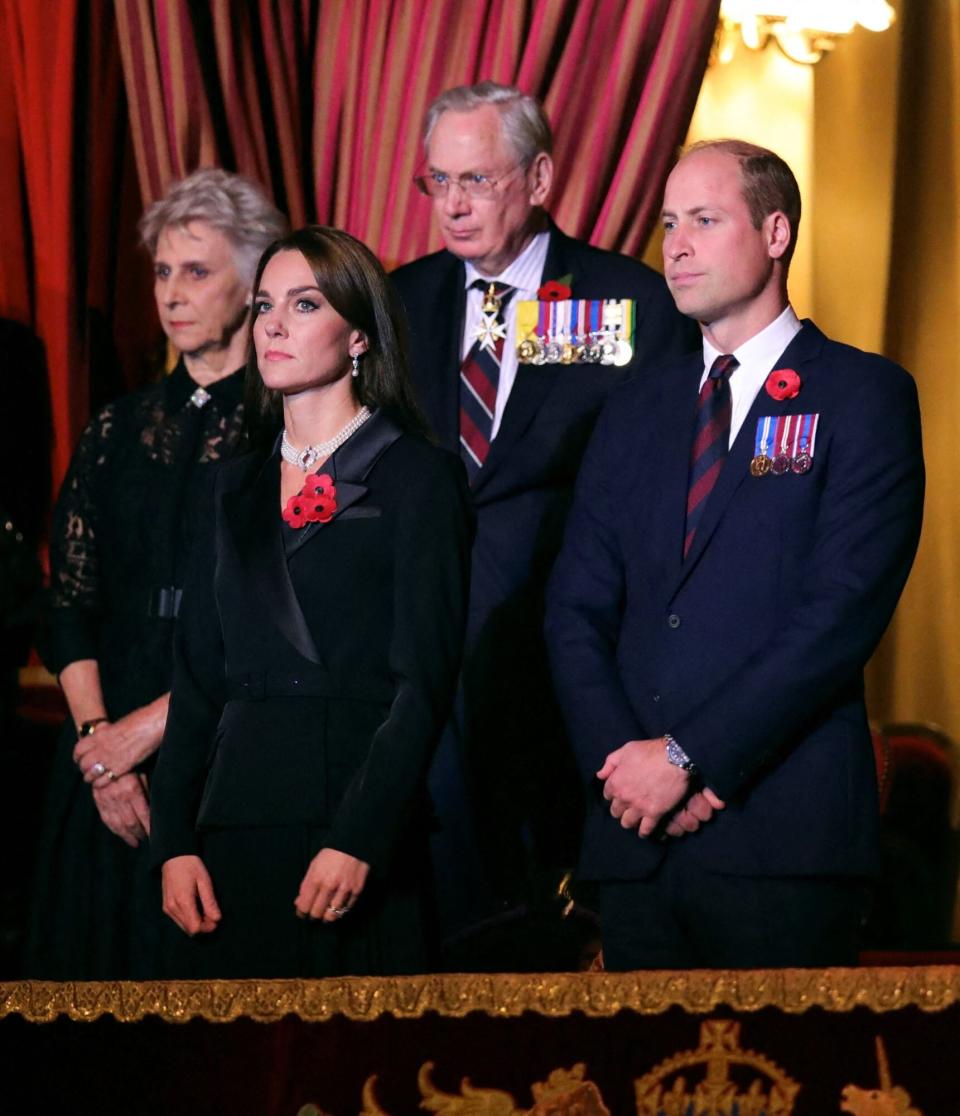 Princesa Kate Middleton y príncipe William de Gales CHRIS RADBURN/POOL/AFP via Getty Images