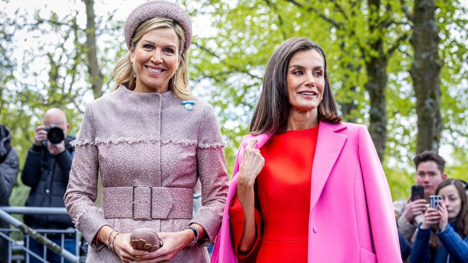 Queen Maxima of The Netherlands and Queen Letizia of Spain visited Lab6  on April 18