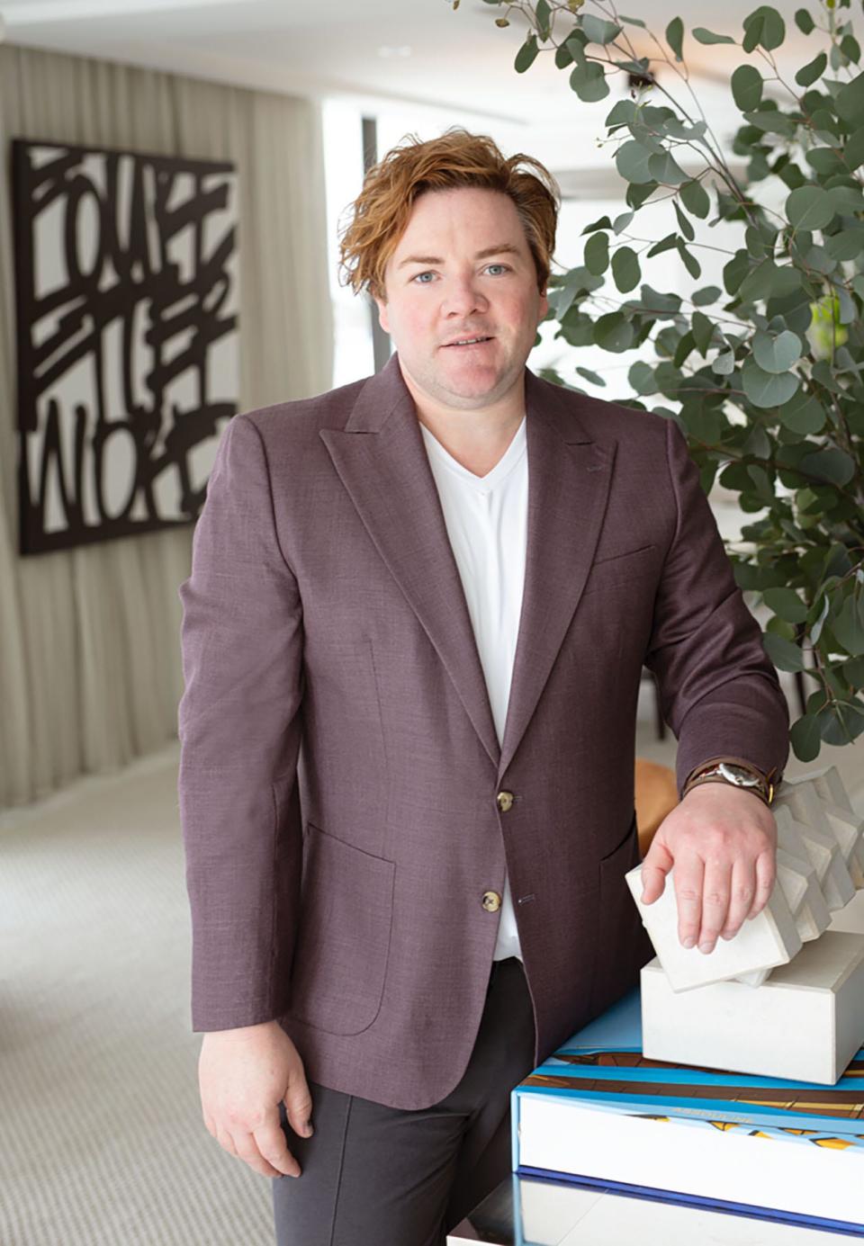 Jonathan Savage, who founded SAVAGE Interior Design, has studios in Palm Beach and Nashville, Tennessee.