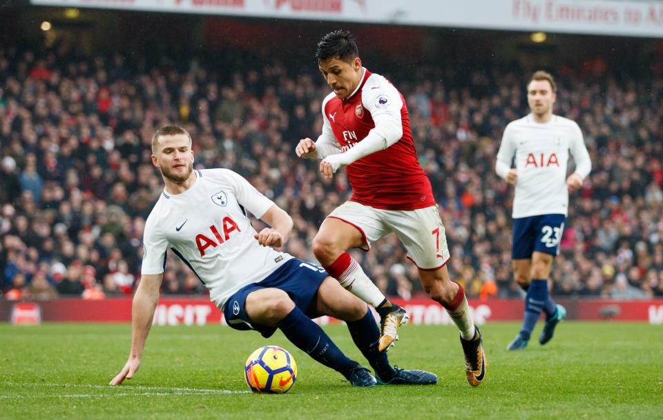 Mesut Ozil and Arsneal were dominated Tottenham in the 2-0 victory at the Emirates Stadium