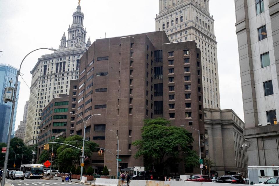 The Metropolitan Correctional Center in Manhattan, New York, where Epstein died (Copyright 2019 The Associated Press. All rights reserved.)