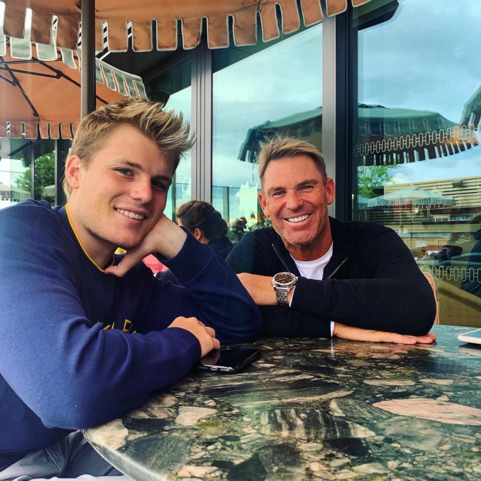 Jackson and Shane Warne