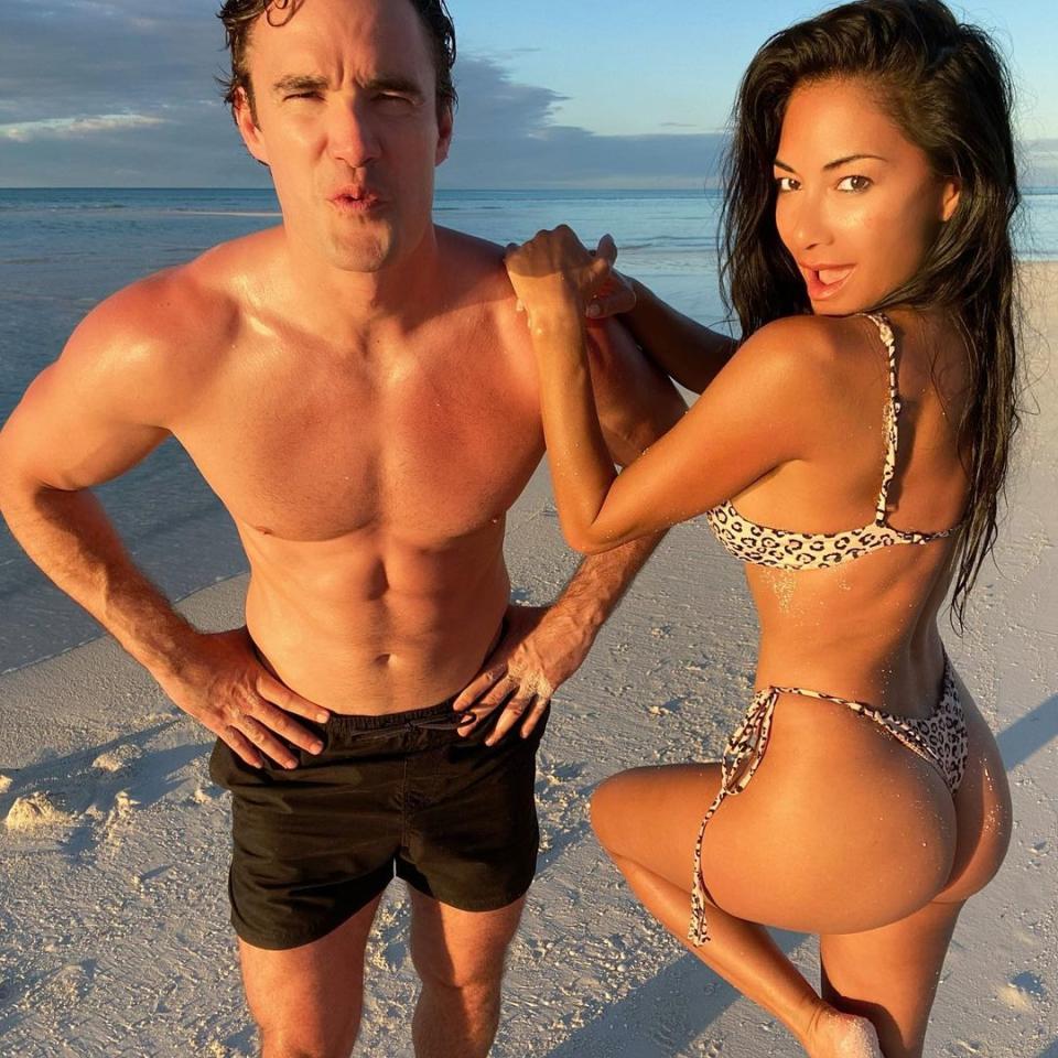 Nicole Scherzinger and Thom Evans