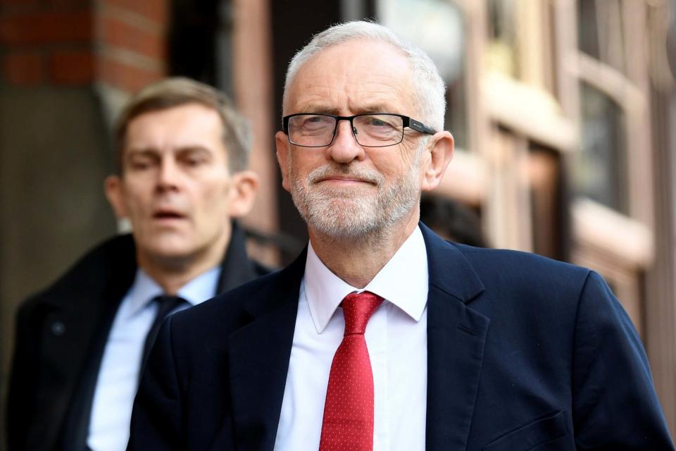 Labour Party Leader Jeremy Corbyn says reports on backing a second vote are 'highly speculative': REUTERS