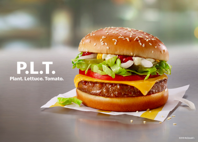 McDonald's Canada is trialling a new plant-based burger [Photo: McDonald's Canada]