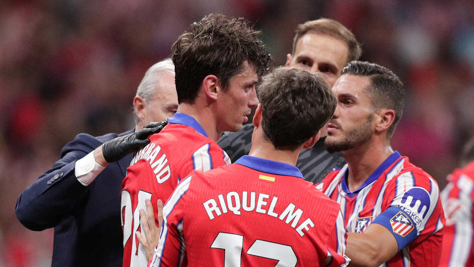 New Atletico Madrid signing suffers 'traumatic brain injury' after sickening clash