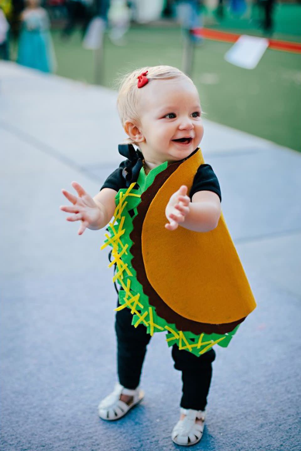 35) DIY Taco Halloween Costume for Toddlers