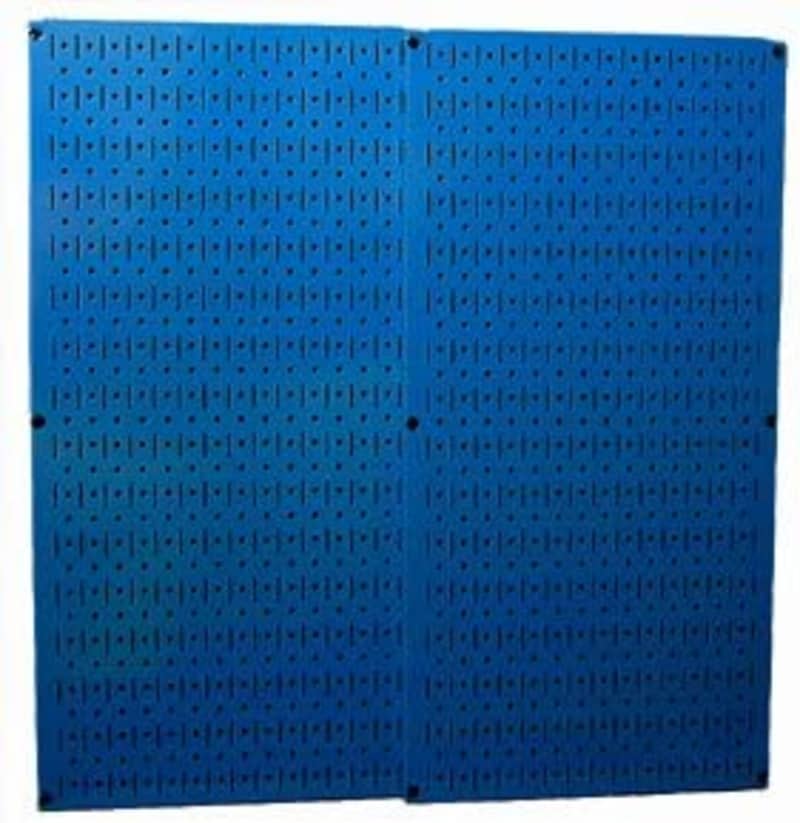 Wall Control Blue Metal Pegboard