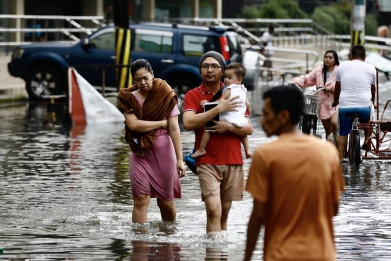 Heavy flooding and landslides from Typhoon Gaemi killed at least 22 people in the Philippines. Photo by Francis R. Malasig/EPA-EFE