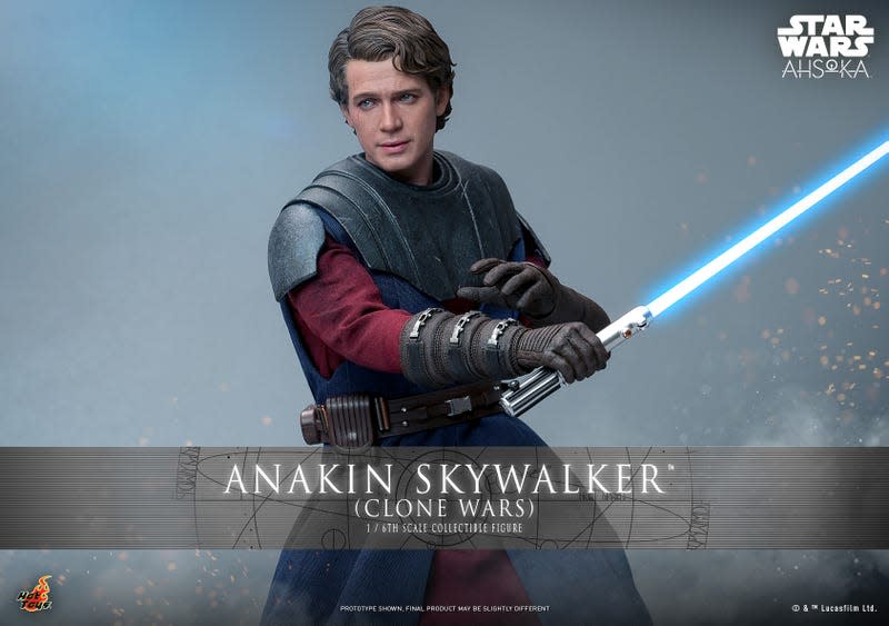 Image: <a class="link " href="https://www.toyark.com/2024/04/05/star-wars-ahsoka-clone-wars-era-anakin-skywalker-by-hot-toys-530517" rel="nofollow noopener" target="_blank" data-ylk="slk:Hot Toys/Toyark;elm:context_link;itc:0;sec:content-canvas">Hot Toys/Toyark</a>