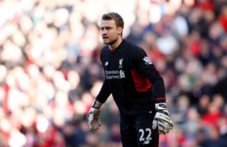 Football Soccer - Liverpool v Newcastle United - Barclays Premier League - Anfield - 23/4/16 Liverpool's Simon Mignolet Action Images via Reuters / Lee Smith Livepic