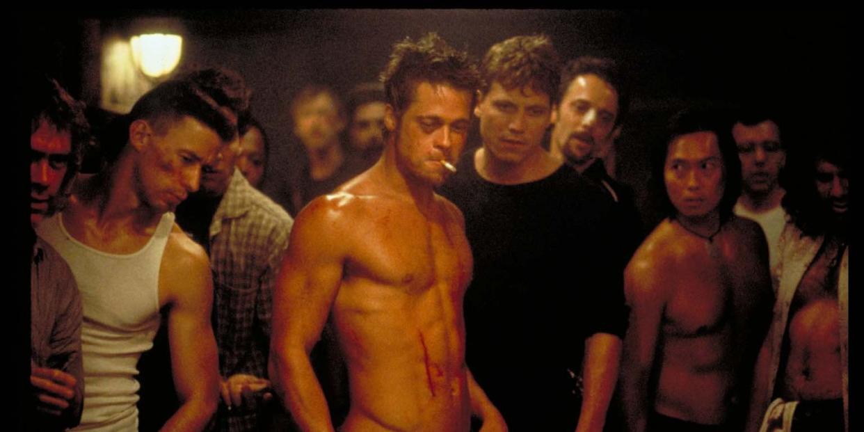 fight club starring brad pitt