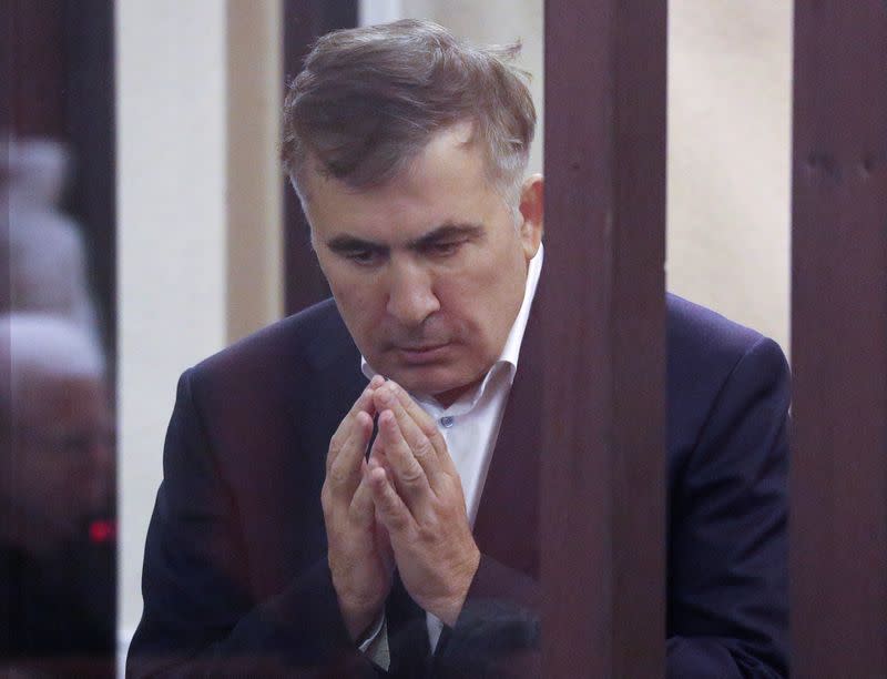 FILE PHOTO: Trial of Georgia's ex-president Mikheil Saakashvili in Tbilisi