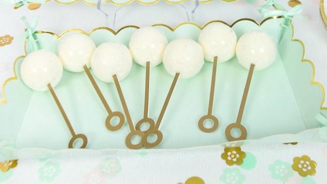 DIY Baby Rattle Cake Pops