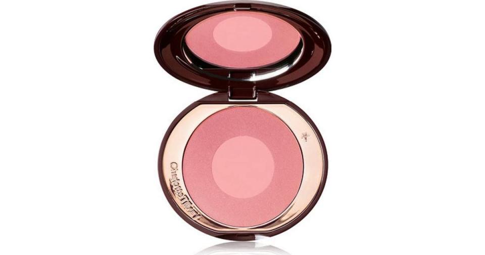 <p><a href="https://go.redirectingat.com?id=74968X1596630&url=https%3A%2F%2Fwww.sephora.com%2Fproduct%2Fcheek-to-chic-P433527&sref=https%3A%2F%2Fwww.womenshealthmag.com%2Fbeauty%2Fa43444126%2Fsalma-hayek-charlotte-tilbury-cheek-to-chic-blush%2F" rel="nofollow noopener" target="_blank" data-ylk="slk:Shop Now;elm:context_link;itc:0;sec:content-canvas" class="link ">Shop Now</a></p><p>Cheek To Chic Blush</p><p>$40.00</p><p>sephora.com</p><span class="copyright">Charlotte Tilbury</span>