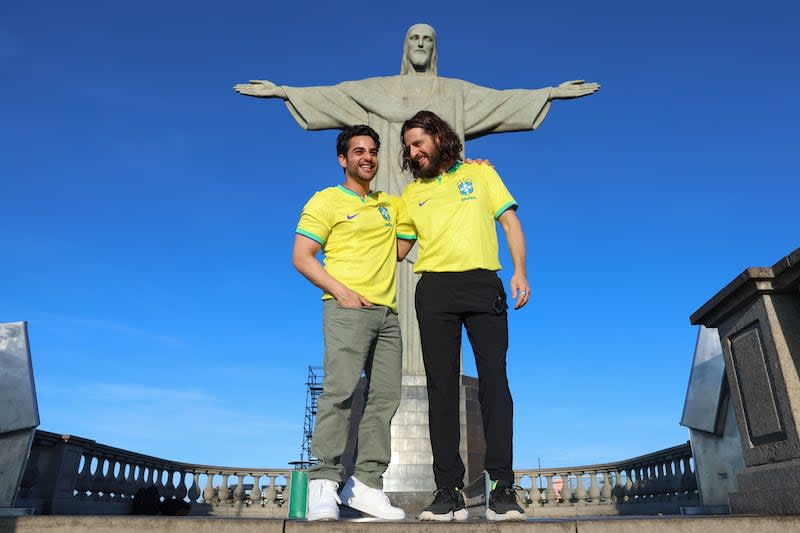 Jonathan Roumie and Paras Patel from "The Chosen." | FOTO: ROBERTO FILHO @robertofilh