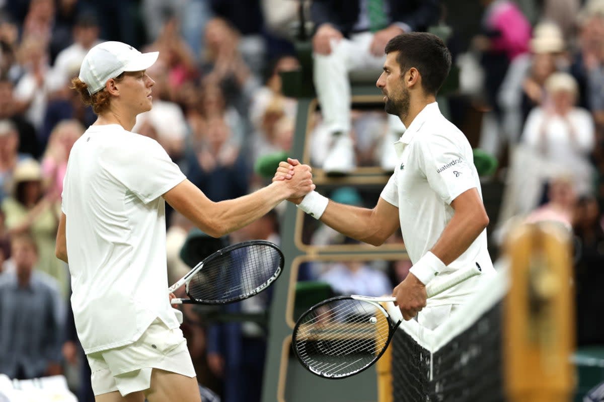 Djokovic taught Sinner a lesson in last year’s Wimbledon semi-finals (Getty Images)