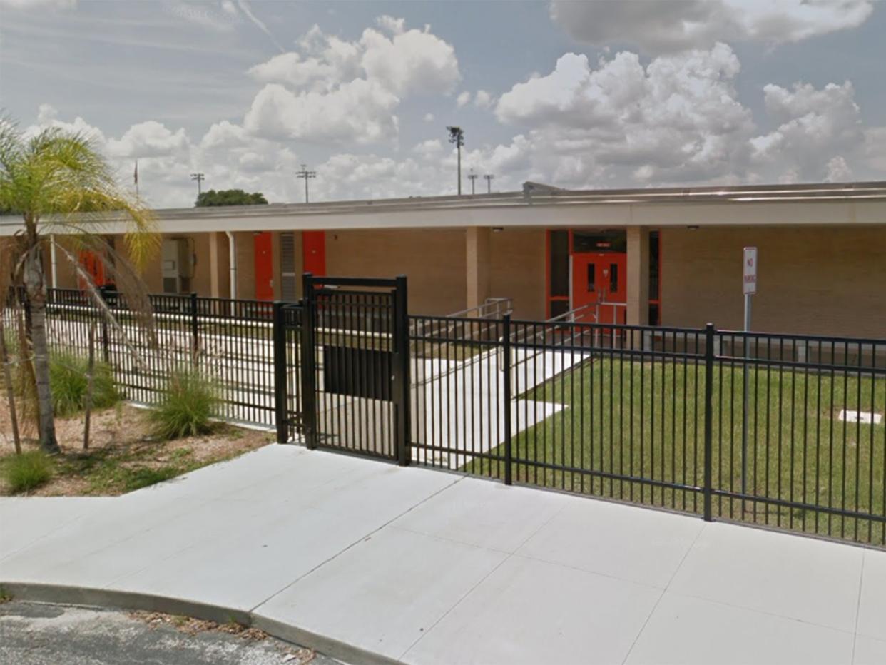 The incident took place at Bartow Middle School, Florida: Google Street View