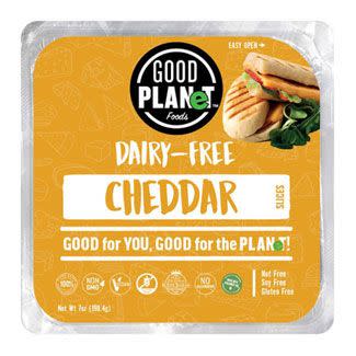 14) Good Planet Cheddar Cheese Slices