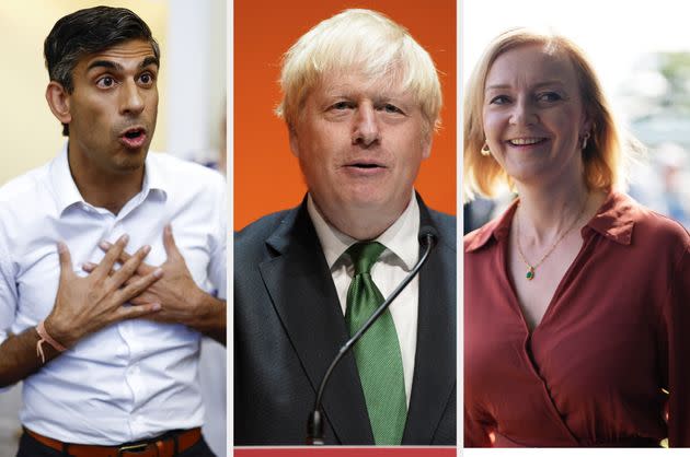 Rishi Sunak, Boris Johnson and Liz Truss will not meet to agree a cost of living package. (Photo: PA Images)