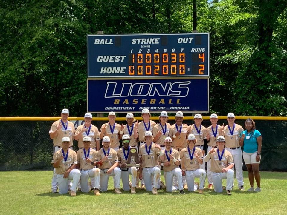 Hickory Grove won the NCISAA 3A baseball state title Saturday