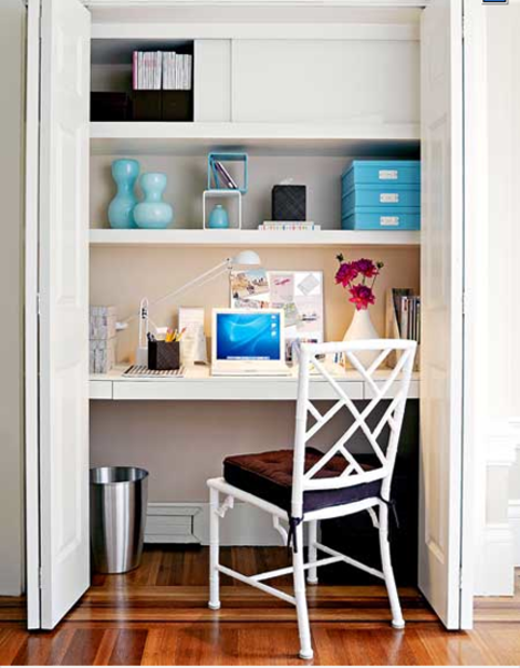 Tiny apartment closet