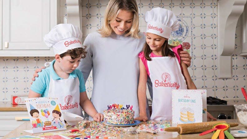 Baketivity comes with pre-measured ingredients and kid-friendly directions.