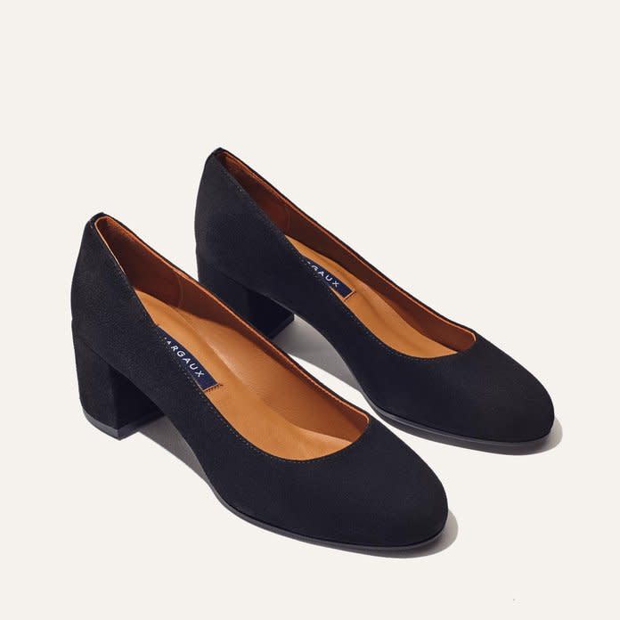 Maurgaux’s The Heel is an Everlane-esque 2.5-inch chunky pump that’s just as comfortable as it is cute. A five-millimeter foam layer provides excellent cushioning to your