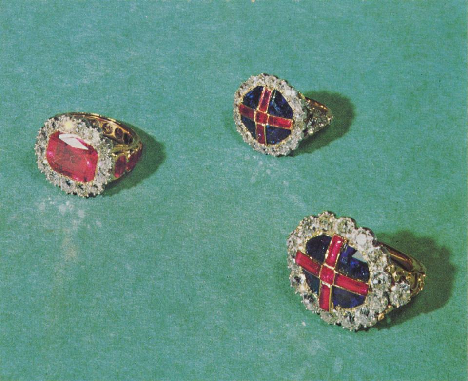 queen adelaide's coronation rings are part of the royal collection at the tower of london