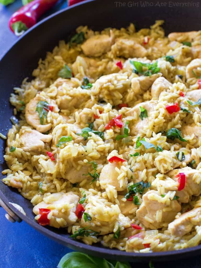 <strong>Get the <a href="https://www.the-girl-who-ate-everything.com/one-pan-coconut-chicken-curry-and-rice/" target="_blank">One Pan Coconut Chicken Curry and Rice</a>&nbsp;recipe from The Girl Who Ate Everything</strong>