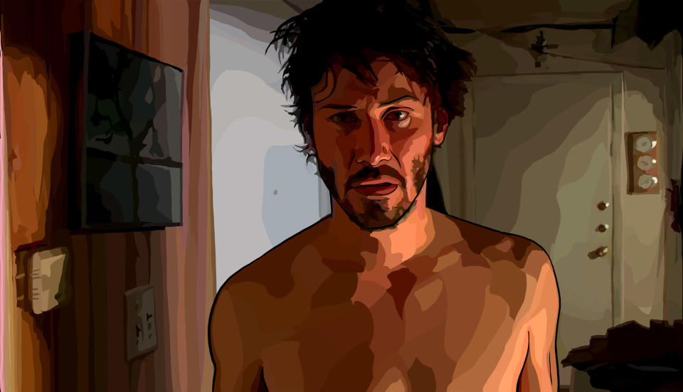 Screenshot from "A Scanner Darkly"