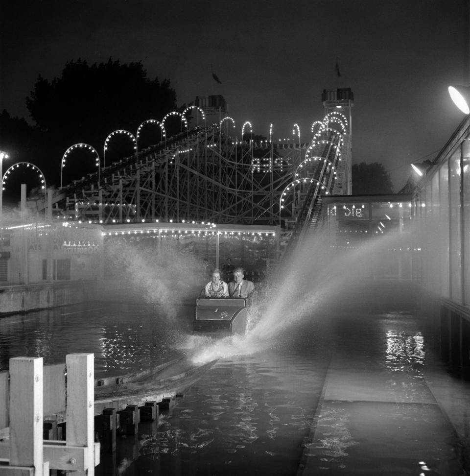 1951: Big Dipper, Festival of Britain Pleasure Gardens, Battersea, England