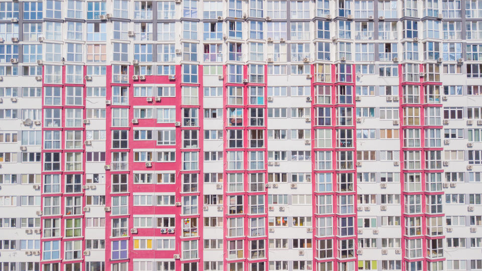 Singapore HDB flats in Punggol District, Singapore.