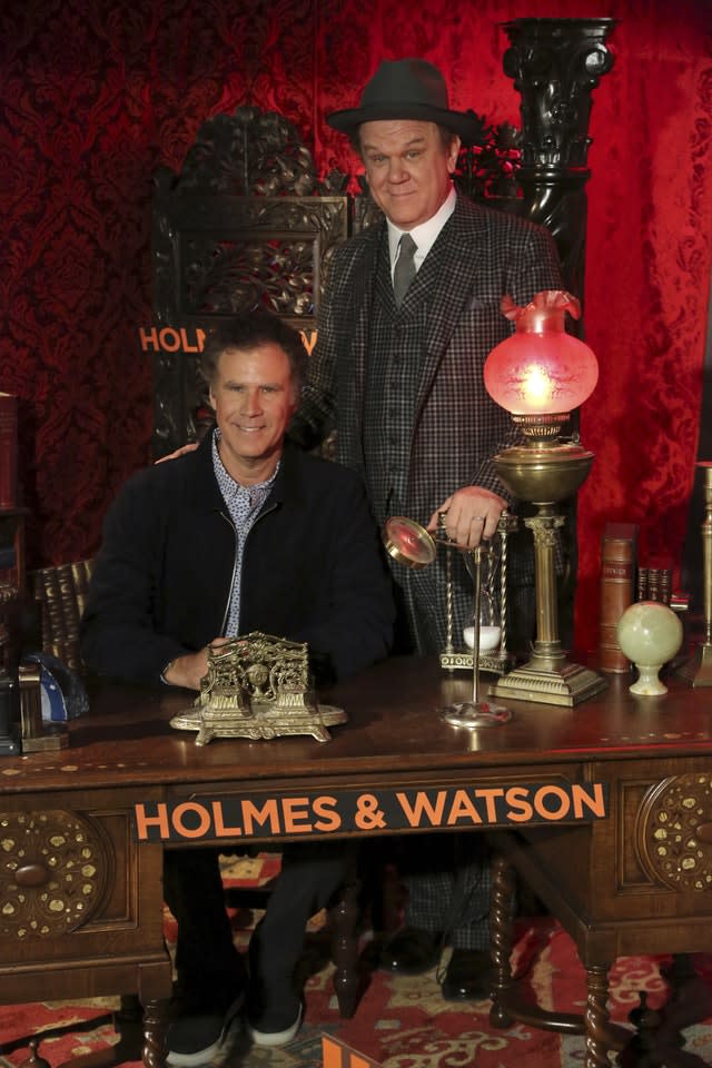 <p>The pair are starring together in Holmes & Watson.</p>