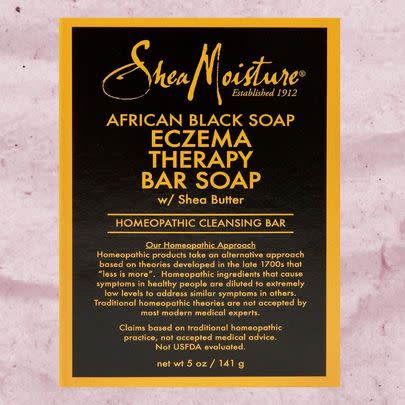 A shea butter-based African black soap