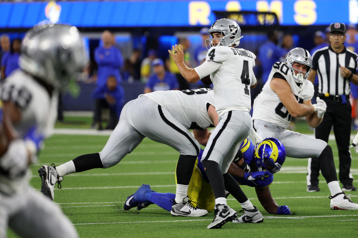 Raiders QB Aidan O'Connell listed among top backup performers from