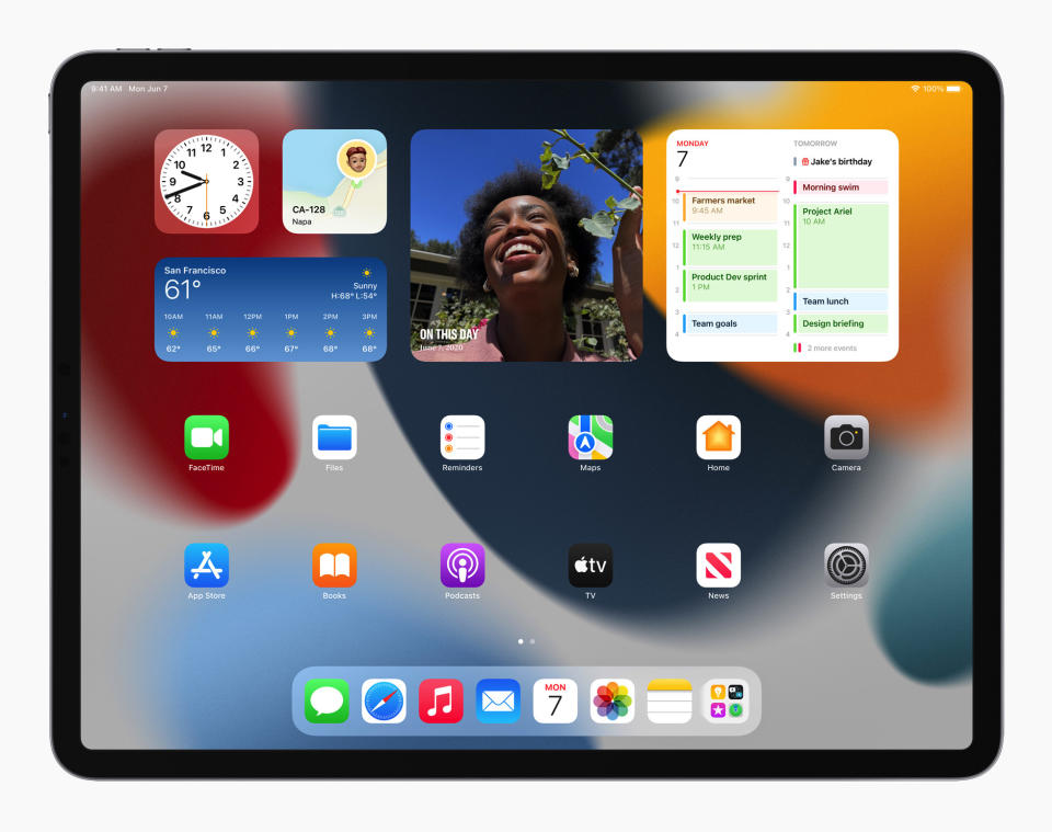 <p>Apple iPadOS 15</p> 