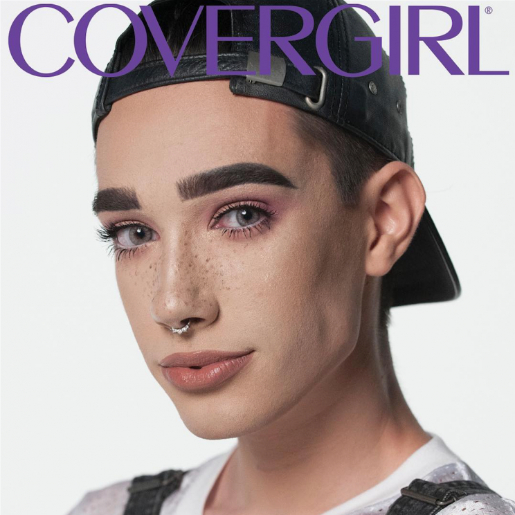 James Charles is a cover boy! (Photo: Covergirl/Instagram)