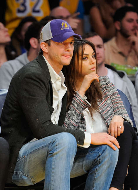 Ashton Kutcher and Mila Kunis