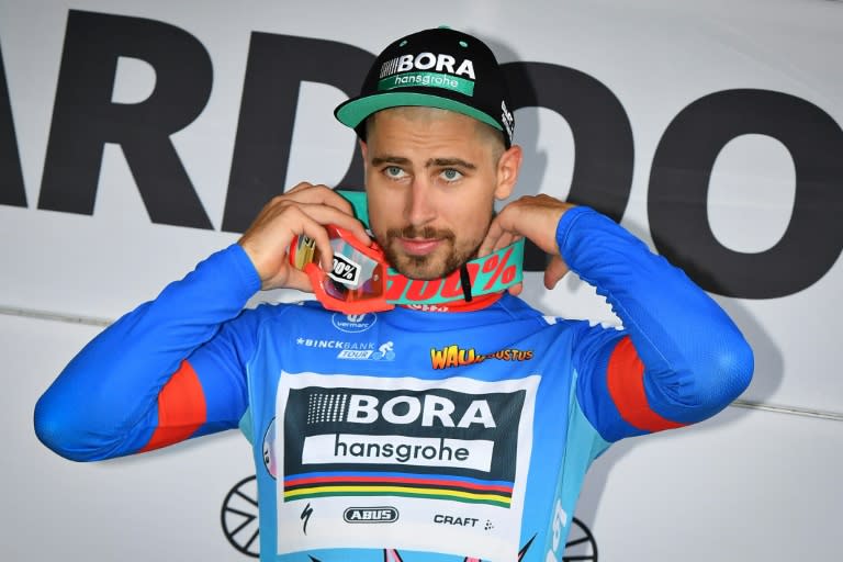 Slovakia's Peter Sagan can equal the record number of rainbow jerseys won by the likes of Belgian great Eddy Merckx if he triumphs on Sunday's 276.5km race