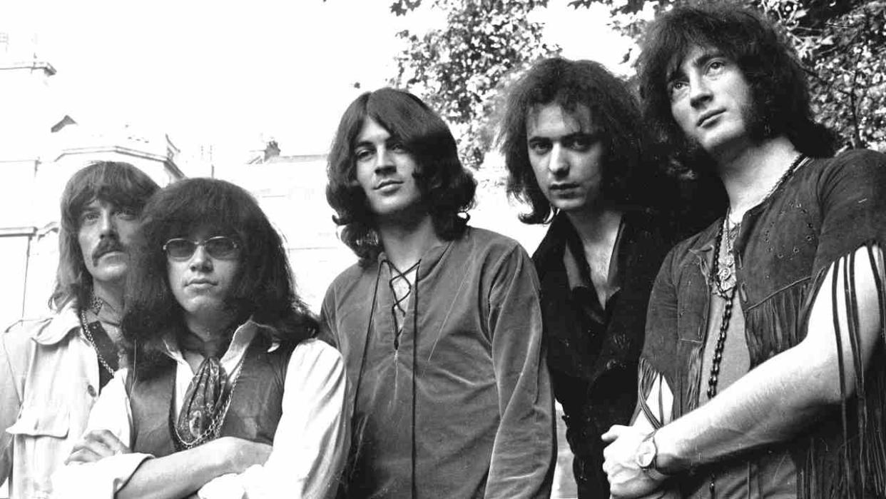  Deep Purple’s Mk II line-up in 1970. 