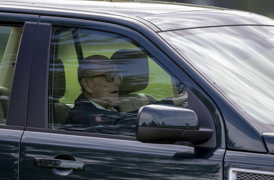 Photos of Philip driving without a seatbelt caught the attention of authorities. Photo: AAP