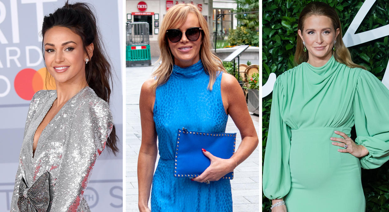 Michelle Keegan, Amanda Holden and Millie Mackintosh are among celebrities who have relied on swimwear brand Melissa Odabash.  (Getty Images)